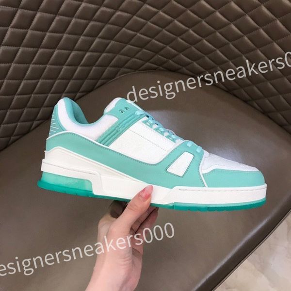 

new luxury designer skate sneaker virgil casual shoes calfskin leather abloh black white blue leather overlays rd0804