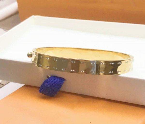 

design bangle man mens bracelet designer jewelry gold buckle bracelets stainless steel size for men and woman fashion2735345, Golden;silver