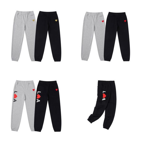

mens pants fashion sweatpants joggers men women big v sport jogging pants beam foot trousers size s-xl, Black