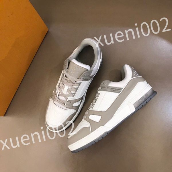 

2023 beverly shoes black embossed grained calf leather classics sneakers lightweight outsole mens youth fashion shoe rd0804