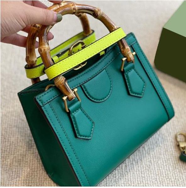 

designer bags diana bamboo genuine leather handbag shoulder bag womens men shopping bag cross body fashion purses handbags luxury diana bag
