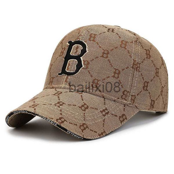 

ball caps summer fashion color men's popular baseball cap letter b embroidery snapbk hip hop outdoor sun protection hat for women j2308, Blue;gray
