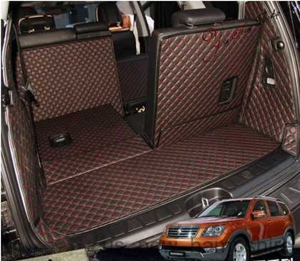 

trunk mat perjalanan mobil merek untuk kia mohave 7 + kursi belakang lama tahan air bagasi tikar r230808