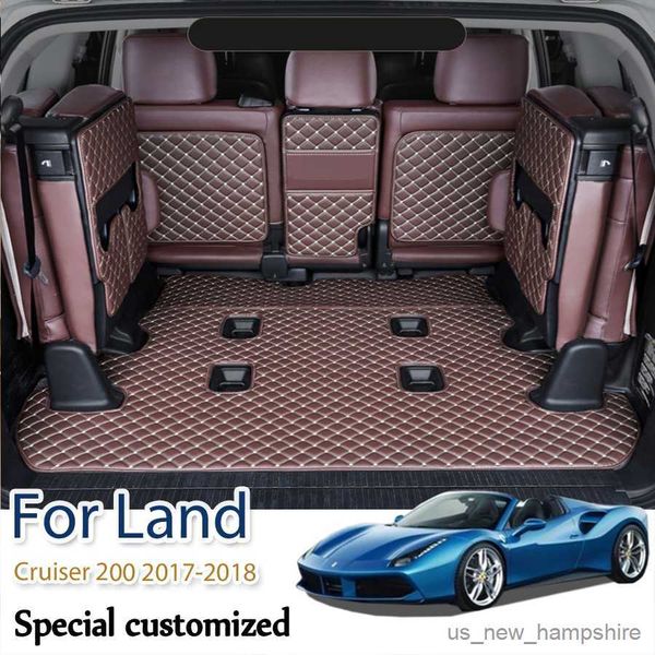 

trunk mat bagasi mobil kulit untuk land cruiser 200 2017 2018 anti-kotor baki kargo liner pelindung aksesori tikar r230808