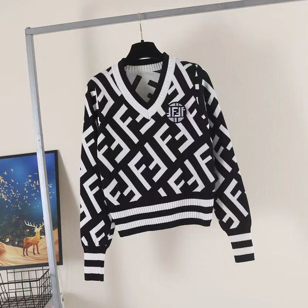 

female designerwomen's sweaters sweater knittingautumn winter o-neck long-sleeve inside loose pieces ms render unlined women more chic, White