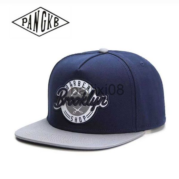

ball caps pangkb brand brooklyn cap navy blue cotton hip hop snapbk hat for men women outdoor casual sun baseball cap bone j230807, Blue;gray