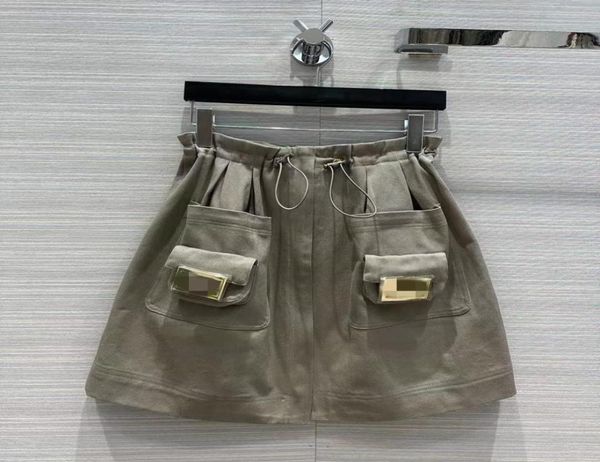 

2023 new spring summer xury designer skirts fashion a skirts women039s brand same style dress 231269731458, Black