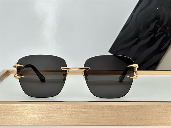 

luxury brand design sunglasses for men women sunglass square frameless shades rimless retro vintage classic uv 400 src022 beach sunglasses, White;black