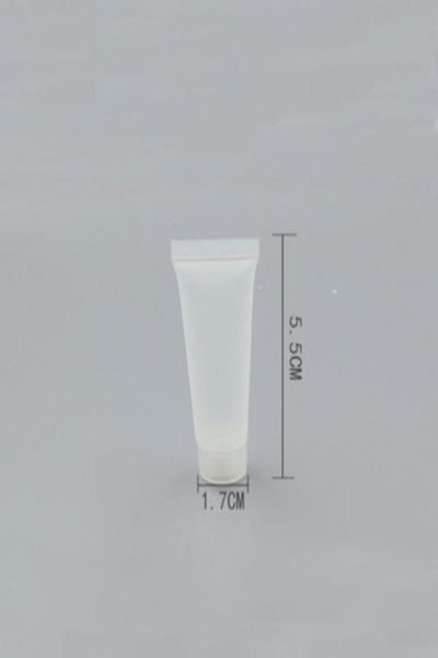 

50 pcslot 5 ml whole empty clear plastic cosmetic tube soft make up container mini portable6221676