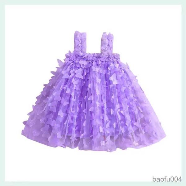 

girl's dresses gaun slip kupu-kupu bordir anak-anak gaun putri manis baru musim panas gaun mengembang jala anak perempuan bunga r230808, Red;yellow