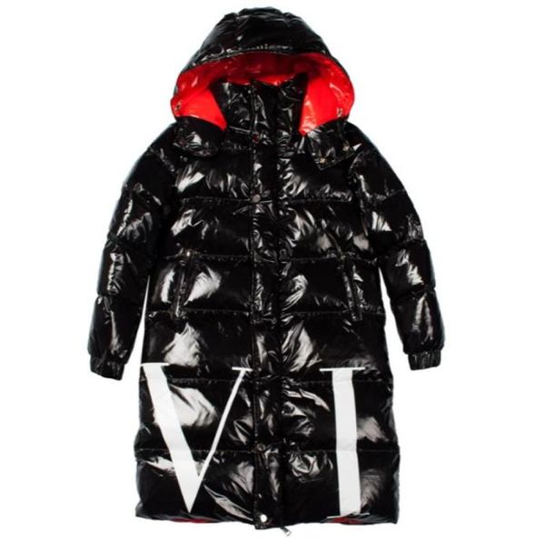 

highend 90 white down long jackets 2021 winter women couple fashion coats warm hooded plus size parkas11139224, Black