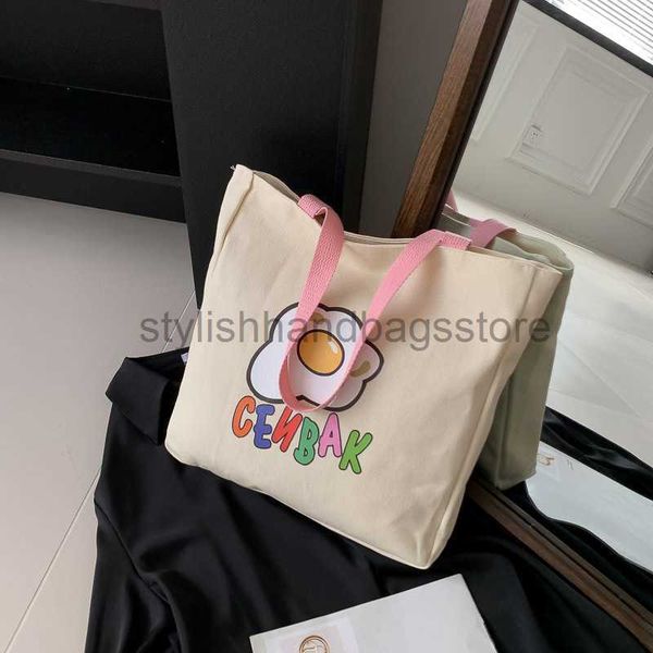 

shoulder bags canvas large capacity fashion this year popular handbags for women 2023 summer new western style casual one shoulder tote bags
