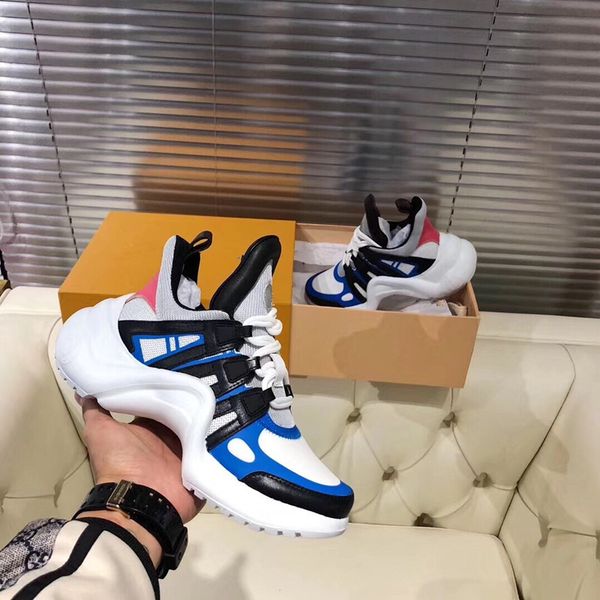 

designer flat sneaker virgil trainer casual shoes denim canvas leather white green red blue 0807, Black