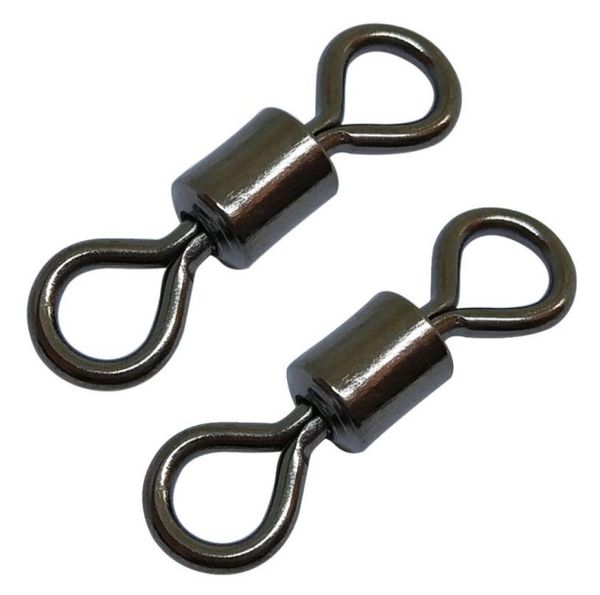 

100 pieces rolling barrel fishing swivel stainless steel 6lb to 730 lb4579800