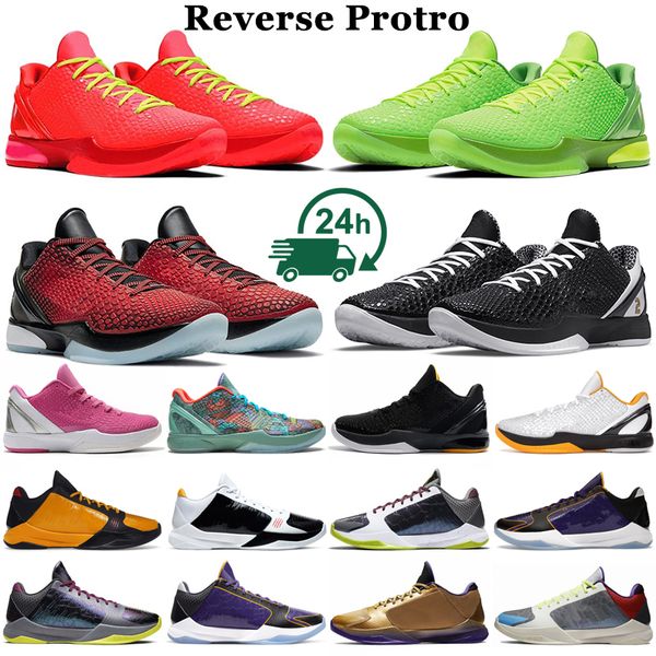 

kobe basketball shoes men 6 protro reverse grinch mamba 5 kobes mambacita all star del sol bruce lee big stage mens trainers outdoor sports
