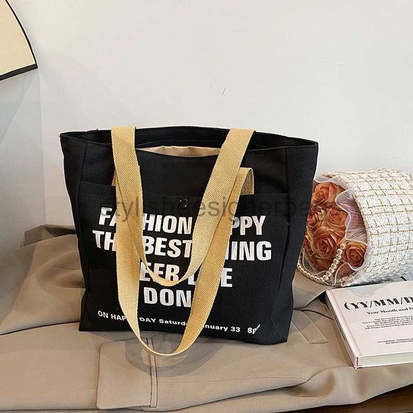 

bucket bag 2023 canvas environmental protection letter fashionable and handheld shopping trendy new bagstylishdesignerbags