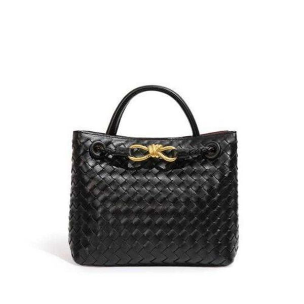 

new designer 2023 andiamo bag spring botegas purse genuine leather woven fashion cowhide handbag underarm single shoulder crossbody for wome