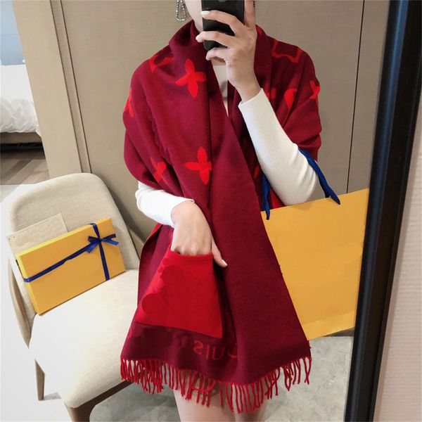 

2023 fashion women's scarf shawl scarf designer scarf cashmere scarf winter men's and women's shawl 5 colors scarves aasd1d, Blue;gray