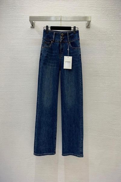 

milan runway jeans 2022 new autumn winter fashion designer straight brand same style luxury women039s jeans 101332271456, Blue