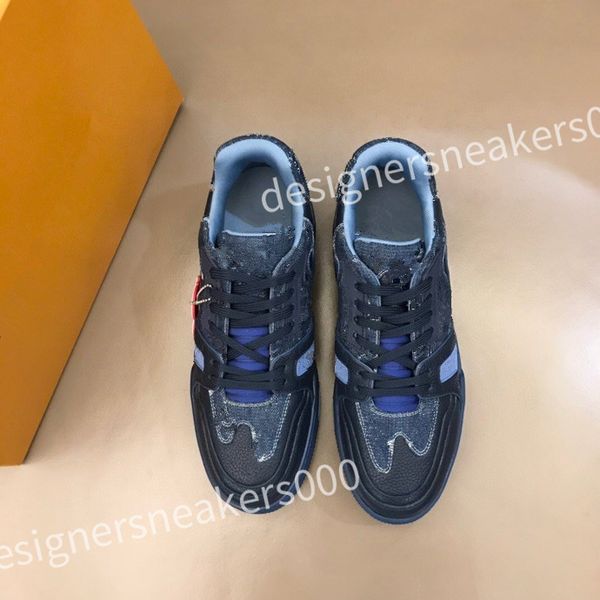 

sneaker black white casual shoes bicolor calf leather shoes rubber outsole mens designers sneakers rd0803