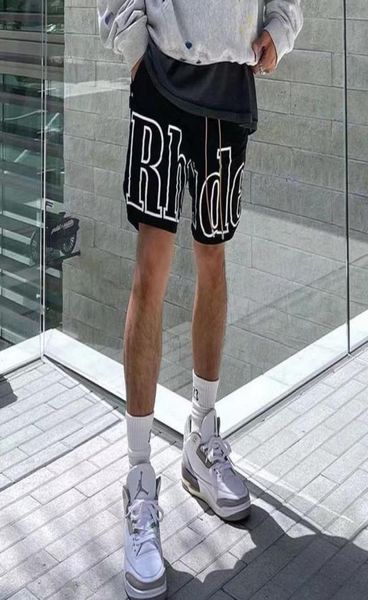 

summer mens shorts basketball training quick dry gym sports pant loose euro american fashion street wear elastic5742413, White;black