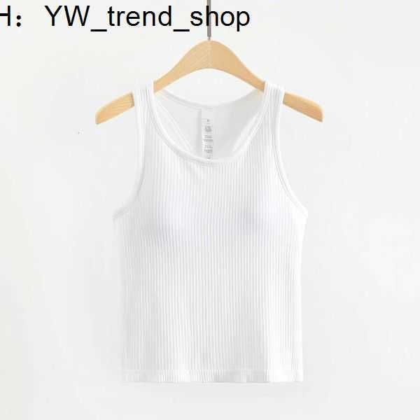 

racerback yoga tank lulus women fiess sleeveless summer sports vest breathable cami shirts slim ribbed running gym crop built in bra 2 lulu, Black