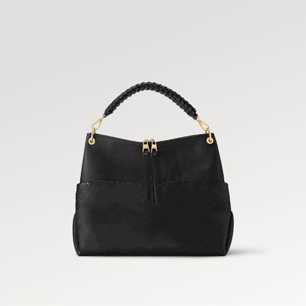 

explosion women's shoulder bag maida hobo m45522 functional zipped hobo bag empreinte leather handle embossed grained cowhide leather c