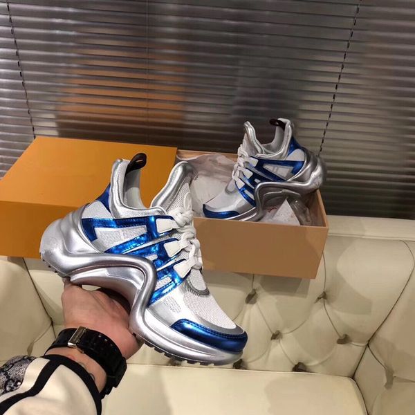 

designers speeds casual shoes platform sneaker men women tripler paris socks boots brand black white blue 0807