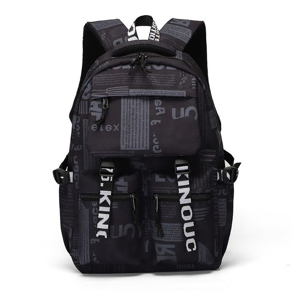 

school bags retro nylon backpack men waterproof lapstudent college bag for teenage girl travel book 230807