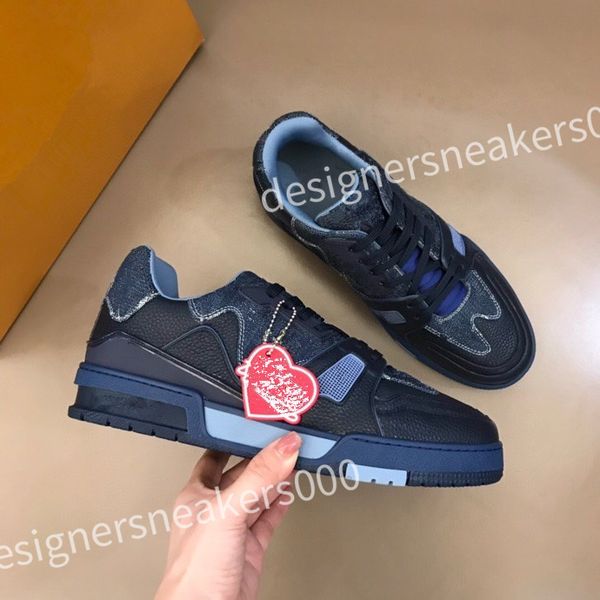 

2023 new sneaker black white casual shoes bicolor calf leather shoes rubber outsole mens designers sneakers rd0803