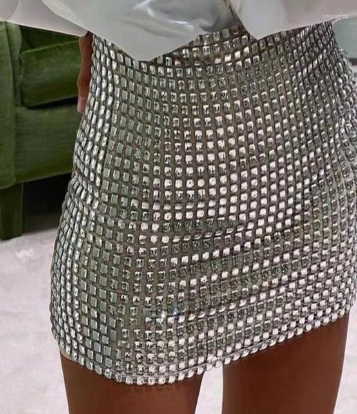 

skirts woman fashion 2022 y2k women039s solid color slim fit mesh silver sequin pack hip mini skirt clothes8997303, Black