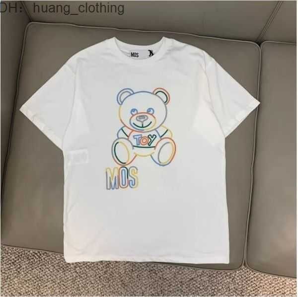 

sunmmer womens mens designers fashion letter short lady luxurys casual clothes t-shirts clothing moschino 5 tkts, White
