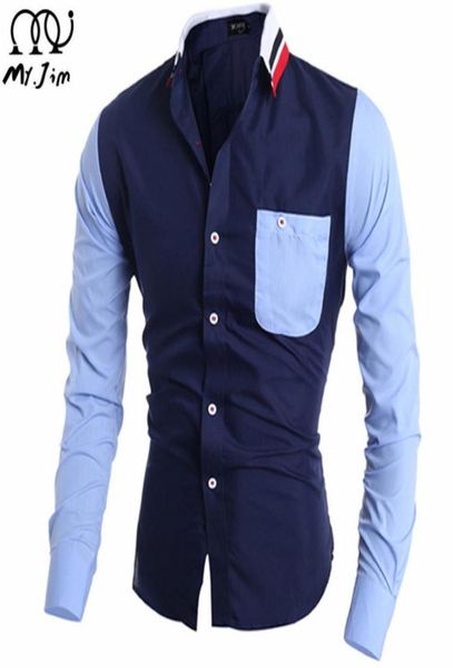 

whole mrjim 2016 new arrival man shirt pattern design long sleeve flowers print slim fit man casual shirt fashion men dress 7292772, White;black