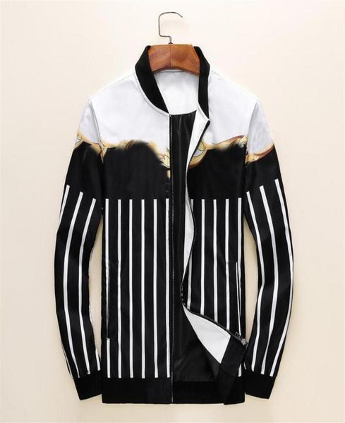 

fashion printed men039s design jacket autumn winter windbreaker coats mens jackets casual coat for men women20687909230, Black;brown