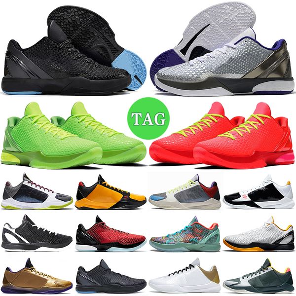 

6 mamba basketball shoes protro mambacita grinch think pink 5 alternate bruce lee del sol big stage dark knight laker men mens outdoor train