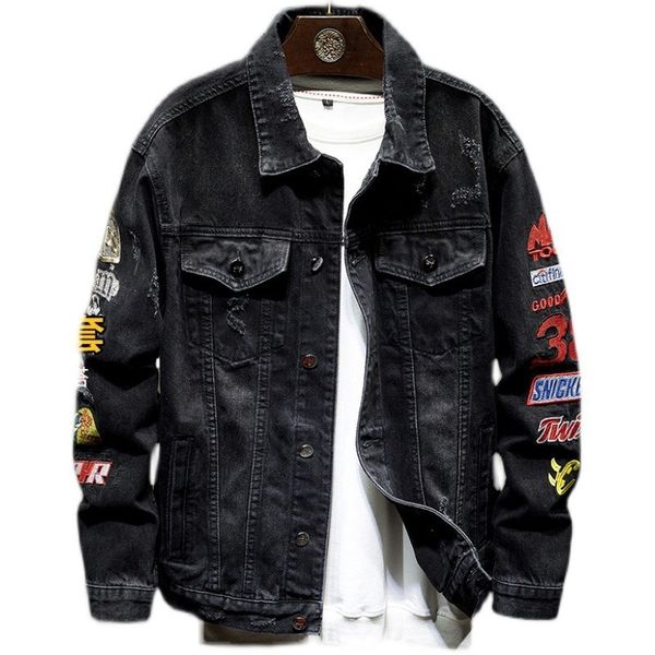 

men's jackets denim jacket men hip hop 230807, Black;brown