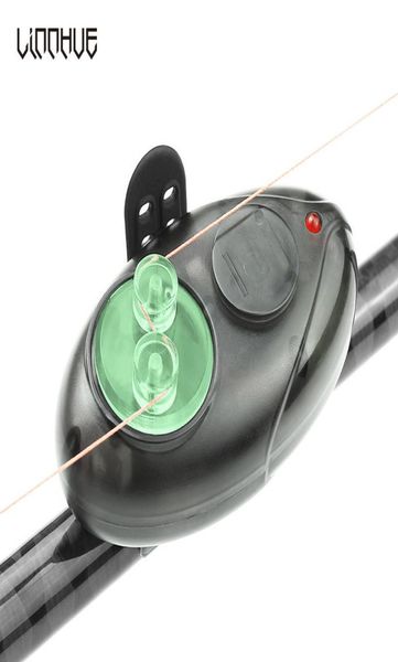 

linnhue 1pcs alarm ledlight fihsing tackle electronic bite fishing alarm indicator wireless buffer sound carp night fishing4342058