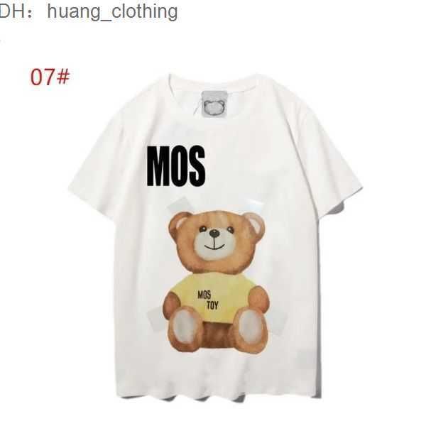 

sunmmer womens mens designers fashion letter short lady luxurys casual clothes t-shirts clothing moschino 3 d2hq, White