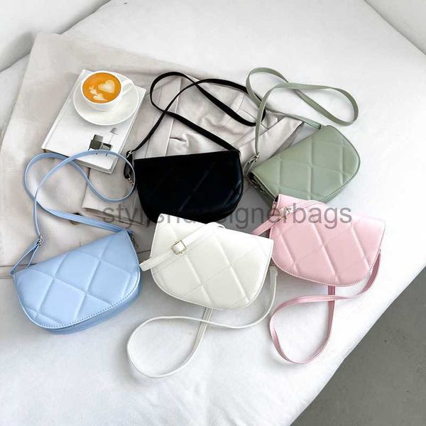 

shoulder bags flip small round bag bags fashion lingge saddle bag women's bag 2023 new summer fashionable simple one shoulder embroider