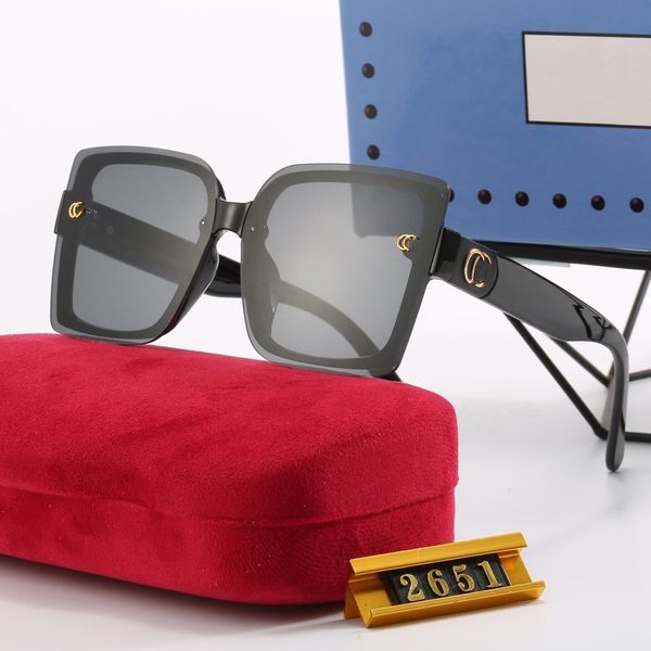 

luxury designer sunglasses classic eyeglasses goggle outdoor beach sun glasses for man woman mix color optional, White;black