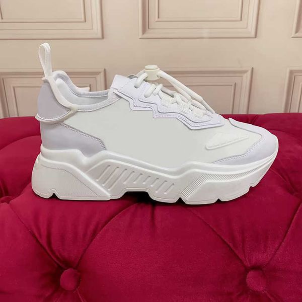 

shoes men designer sneakers daymaster platform shoes casual shoes trainers leather stitching material women rubber sole no457, Black