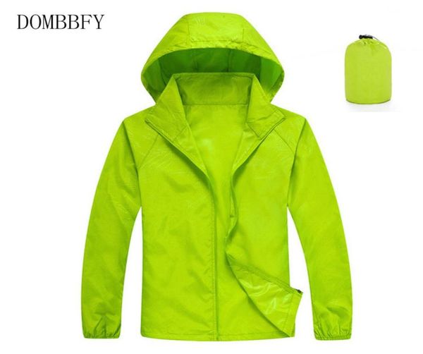 

foldable quick dry outdoor camping jackets summer windbreaker waterproof windproof sunprotection thin hiking hooded jacket coat1280531, Black;brown