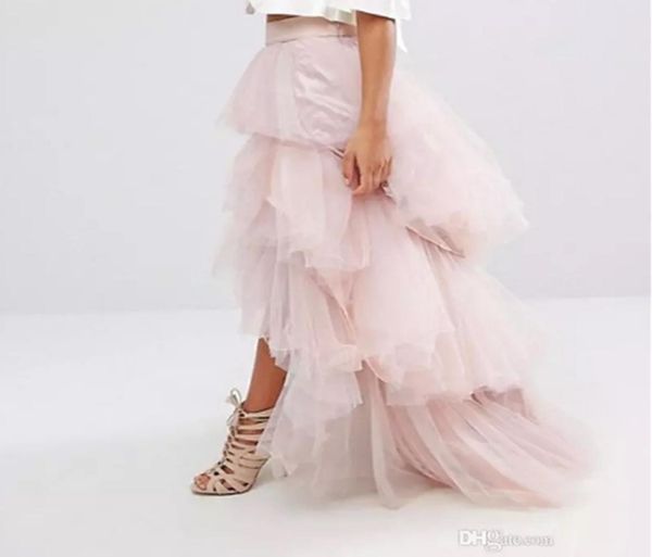 

elegant long women skirts high low floor lenth irregular tiered female skirts puffy asymmetrical floor maxi party skirt only5859539, Black