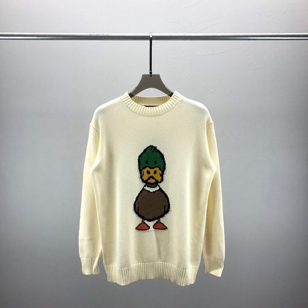 

new aop jacquard letter knitted sweater in autumn / winter 2022acquard knitting machine e custom jnlarged detail crew neck cotton 2w2re, Black;brown