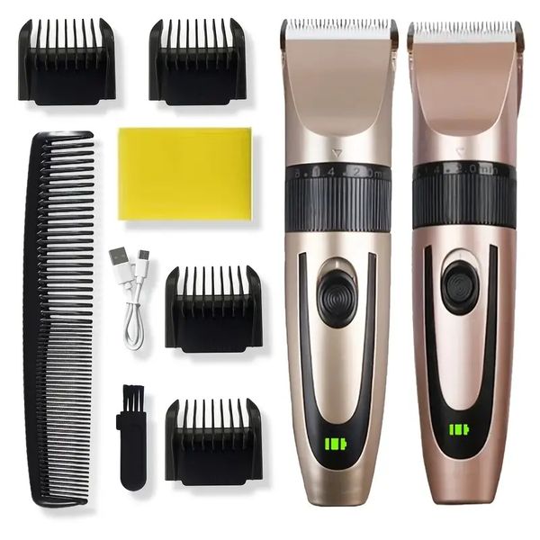 

upgrade your haircut game with this professional hair clippers kit