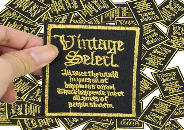 

badge patches for clothing iron embroidered diy patch applique iron on patches sewing accessories stickers on clothes bag dz2103771490, Black