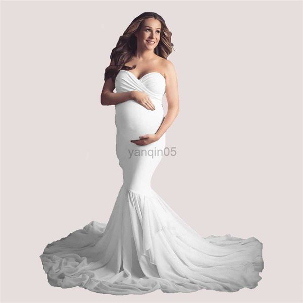 

maternity dresses trumpet maternity dresses for p shoot pregnant women dress shoulderless pregnancy dress pgraphy baby shower dress hkd23080, White