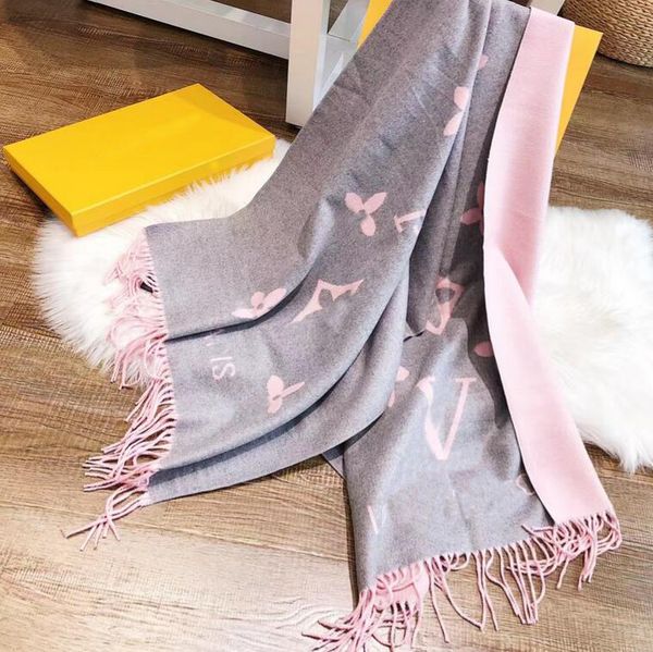 

Designer Letter Classic Print Silk Scarves Delicacy Lady Scarf Top Quality Cashmere Knitting Scarfs Autumn Winter Outdoor Travel Warm Scarf Shawl Size 180*65 WTDL