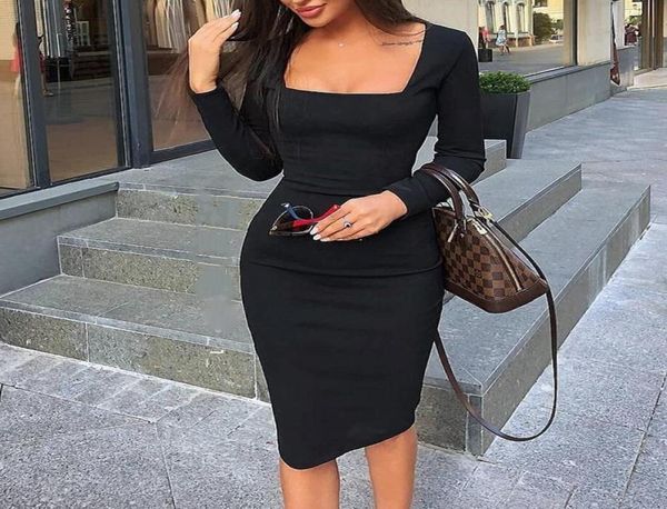 

2019 women elegant casual sheath bodycon work office dress elegant business pencil lady dress5045975, Black;gray
