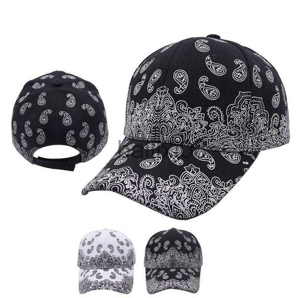 

ball caps wzcx fashion paisley printing adjustable dad hat outdoor hip hop motion shading baseball cap peaked cap j230807, Blue;gray